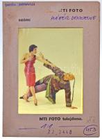 cca 1970 Bartók: Csodálatos mandarin balettje, színes diapozitív, MTI Fotó, 13x10 cm