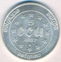 Belgium 1987. 5E Ag "A Római Szerződés 30. évfordulója" T:1-
Belgium 1987. 5 Ecu Ag &quot...