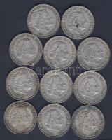 Hollandia 1955-67. 1G Ag (11x) 3klf évszámmal T:2,2/3