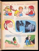 1958-1959 Pipolin les gaies Images N.15-27. 12 szám. Korabeli félvászon-kötésben, francia nyelven./
...