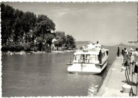 Balaton, nevesített balatoni hajók - 10 db MODERN magyar hajó motívumos lap / 10 MODERN ship motive ...