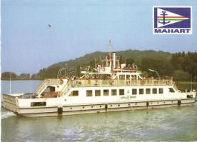 Balaton, nevesített balatoni hajók - 10 db MODERN magyar hajó motívumos lap / 10 MODERN ship motive ...