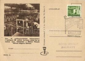 6 db MODERN szocialista levelezőlap, több lap alkalmi bélyegzéssel / 6 MODERN Hungarian socialist po...