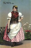 Egri menyecske / Junge Frau aus Eger / Hungarian folklore from Eger