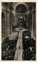 Vatican city, St. Peters Basilica interior, Papal Mass on Easter Sunday, photo