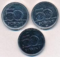 DN 50Ft ezüstözött Cu-Ni (3xklf) "Nagy Magyarok / Petőfi Sándor, Báthory István, Szent-Györgyi ...