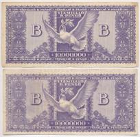 1946. 10.000.000BP (2x) T:III
Adamo P38