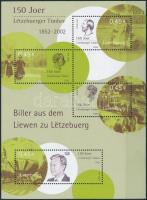 150th anniversary of Luxembourg stamp block, 150 éves a luxemburgi bélyeg blokk
