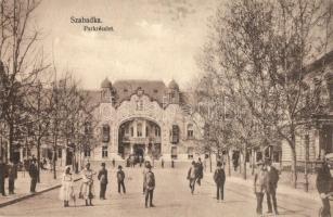 Szabadka, Subotica; Raichle-palota, park, Heumann Mór kiadása / palace, park (EK)