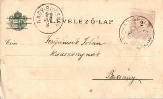 1899 Pozsony, Pressburg, Bratislava; Vár, Állami felsőbb leányiskola, Notre-Dame, Állami tanítóképez...