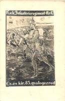 Császári és királyi 83. gyalogezred / K.u.K. Infanterieregiment Nr. 83. kompagnie s: Suismann (EK)