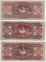 1949. 100Ft (3x) T:III,III-
Adamo F28