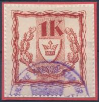 1918 Brassó okmánybélyeg (25.000)
