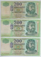 9db-os vegyes magyar forint bankjegy tétel, közte 1990. 500Ft T:III,III-