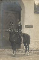 7 db RÉGI fotó képeslap, osztály csoportképek, katonák, gyári munkások, vegyes minőség / 7 pre-1945 ...