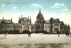 Budapest V. Országház, Parlament - 7 db régi képeslap / 7 pre-1945 postcards