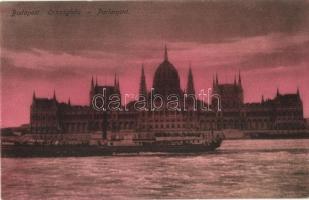 Budapest V. Országház, Parlament - 7 db régi képeslap / 7 pre-1945 postcards