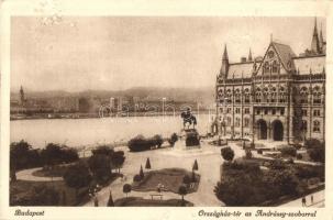 Budapest V. Országház, Parlament - 7 db régi képeslap / 7 pre-1945 postcards