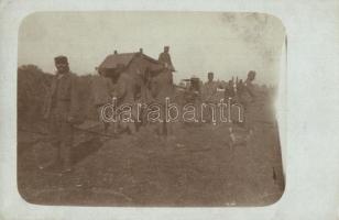 7 db RÉGI első világháborús katonai fotó lap, vegyes minőség / 7 WWI K.u.K. military photo postcards...