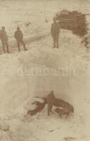 7 db RÉGI első világháborús katonai fotó lap, vegyes minőség / 7 WWI K.u.K. military photo postcards...