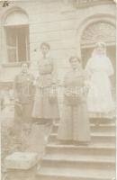 7 db RÉGI első világháborús katonai fotó lap, vegyes minőség / 7 WWI K.u.K. military photo postcards...