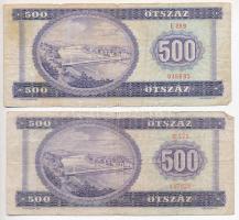 1969-1990. 500Ft (2x) T:III-