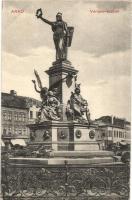 Arad, Vértanú szobor. Kerpel Izsó kiadása / statue (Rb)