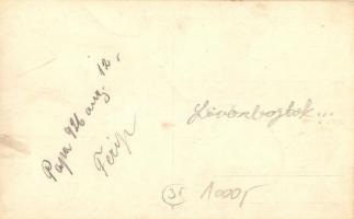 1926 Lövészbojttal kitüntetett magyar honvéd fotója / Hungarian soldier. photo