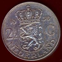 Hollandia 1959. 2 1/2G Ag "Julianna" T:2