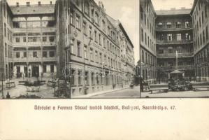 Budapest VIII. Ferenc József tanítók háza és udvar, Szentkirályi utca 47. (EK)