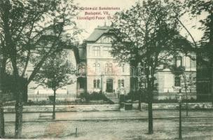 Budapest VII. Dr. Grünwald szanatóriuma; Városligeti fasor 13-15.