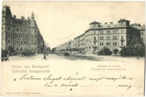 1898 Budapest VI. Andrássy úti körönd (EK)