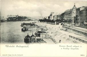 Budapest V. Ferenc József rakpart, Királyi várpalota