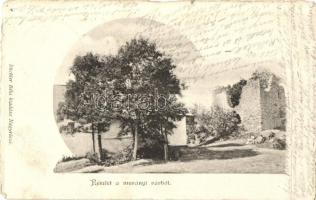 Murány, Murányalja, Muránsky hrad; vár. Büchler Béla kiadása / castle (fa)