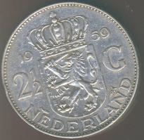 Hollandia 1959. 2 1/2G Ag "Julianna" T:2 ph.