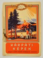 cca 1930 Kárpáti képek, Szent István Cikóriagyár kiadása. Komplett képes irredenta gyűjtőmappa, jó állapotban