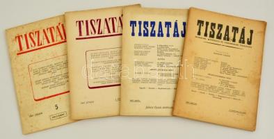 1947 A Tiszatáj c. folyóirat induló száma és az I. évfolyam 1,2,4,5. száma