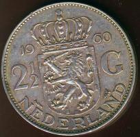 Hollandia 1960. 2 1/2G Ag "Julianna" T:2 kis ph.