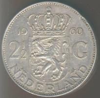 Hollandia 1960. 2 1/2G Ag "Julianna" T:2 kis ph.