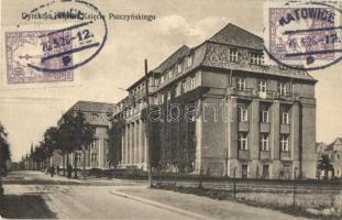 Katowice, Kattowitz; Dyrekcja Kopaln Ksiecia Pszczynskiego / Directorate of the Prince Pszczynski Mines, TCV card (EK)