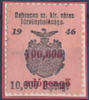 1946 Debrecen SZ.KIR.V. 75 sz. okirati illetékbélyeg(9.100)