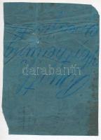 Budapest ~1900. "Rudasfürdő - Nagy fürdő" szelvények ívben, egyenként 3kr értékben T:III-,...