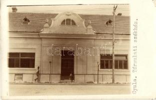 1929 Gyula, Társulati székház. photo (EK)