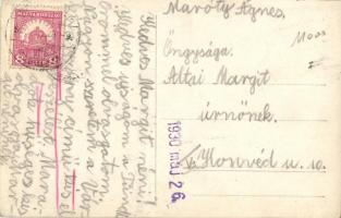 1930 Nagybátony, Bátonyterenye; Kőzúzó telep, iparvasút, gőzmozdony. Herceg József kiadása, photo (E...