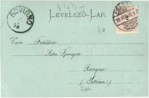 1899 Pozsony, Pressburg, Bratislava; látkép / general view (EK)