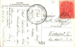 1938 Ipolyság, Sahy; bevonulás / entry of the Hungarian troops + Az első visszatért város Ipolyság S...