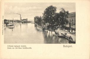 Budapest III. Óbudai Hajógyár, Tachtalia kerekes személyszállító gőzhajó. Divald Károly 134.