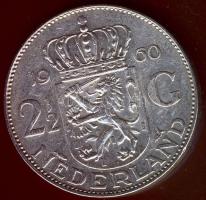 Hollandia 1960. 2 1/2G Ag "Julianna" T:2