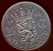 Hollandia 1960. 2 1/2G Ag "Julianna" T:2