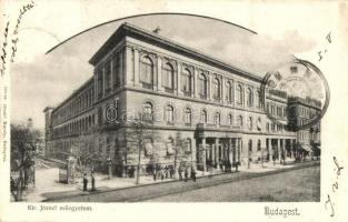 Budapest VIII. Múzeum körút, Kir. József műegyetem, Divald Károly 300. (Rb)